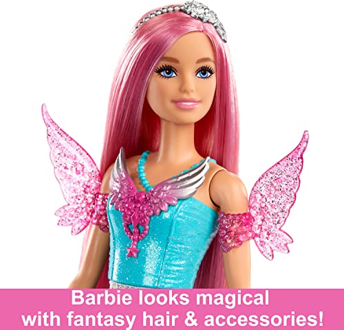 Barbie a Touch of Magic Malibu Doll with Fairytale Outfit and Two Pets HLC32