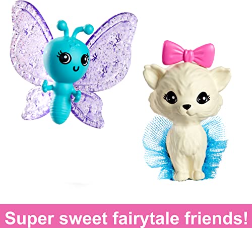Barbie a Touch of Magic Malibu Doll with Fairytale Outfit and Two Pets HLC32