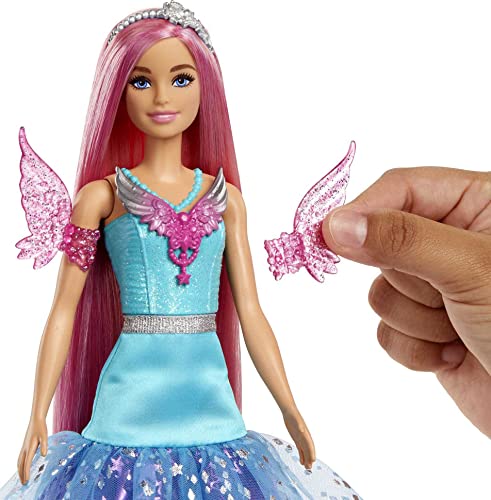 Barbie a Touch of Magic Malibu Doll with Fairytale Outfit and Two Pets HLC32