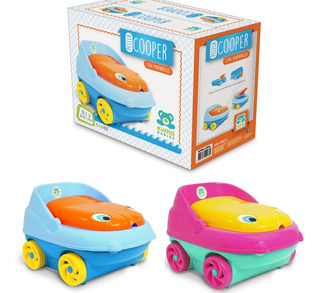 🔵Pelela cooper con ruedas KumaBabies (Azul)
