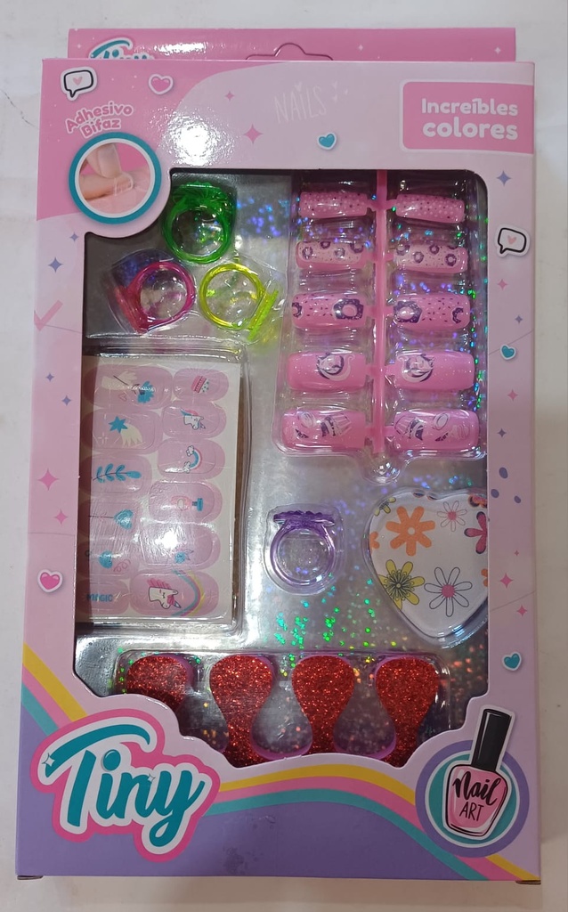 SET DE UÑAS TINY FASHION EN CAJA