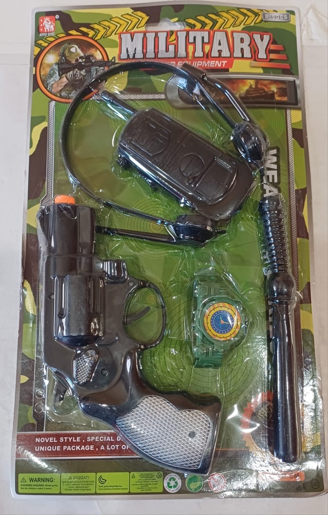 SET DE MILITAR EN BLISTER