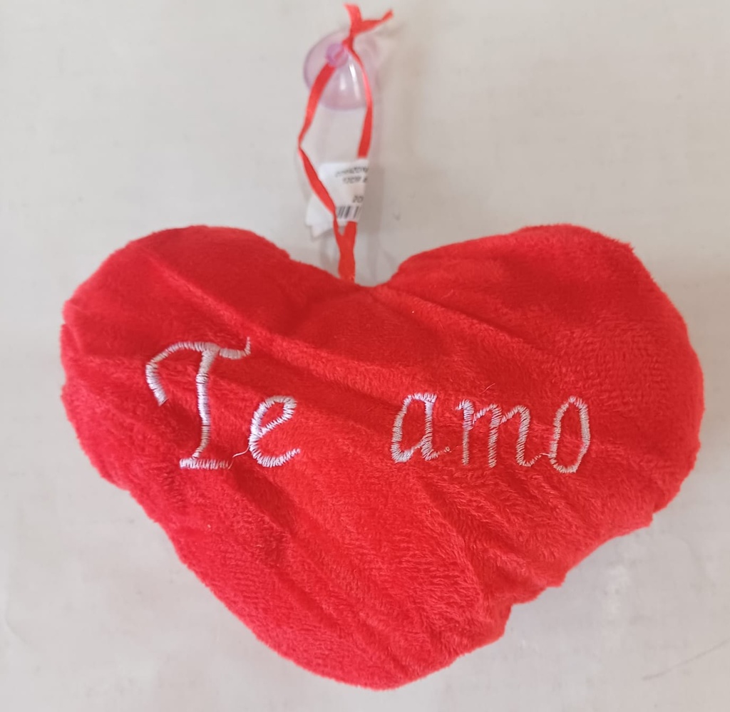 [ART4371] PELUCHE CORAZON C/SOPAPA 12CM
