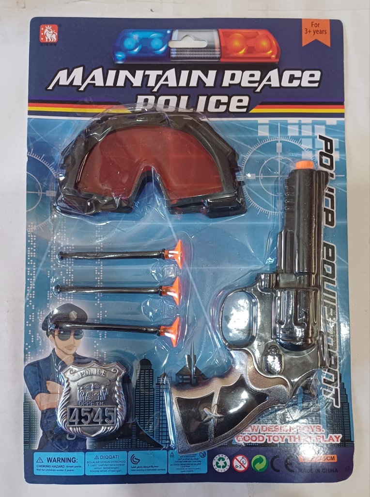 Set de policía police equipament