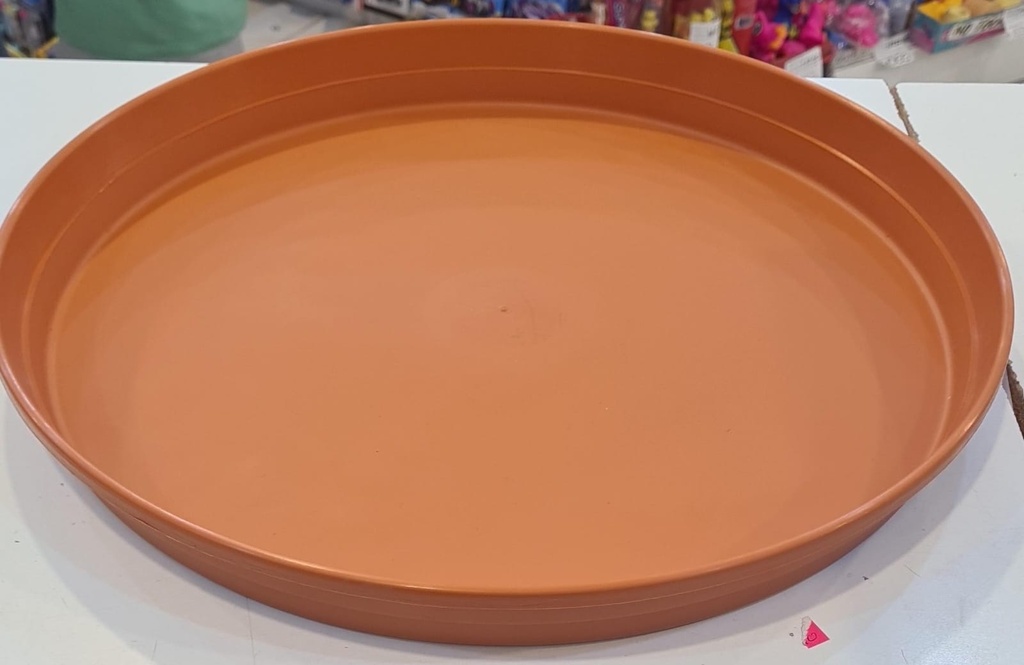 Plato Maceta Redondo 40cm (Gris Claro)
