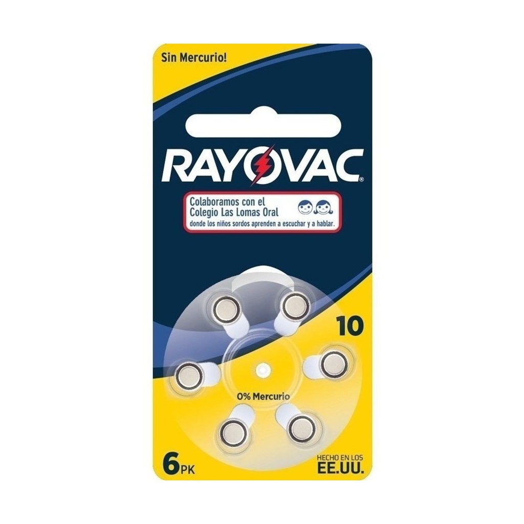 PILA RAYOVAC 10