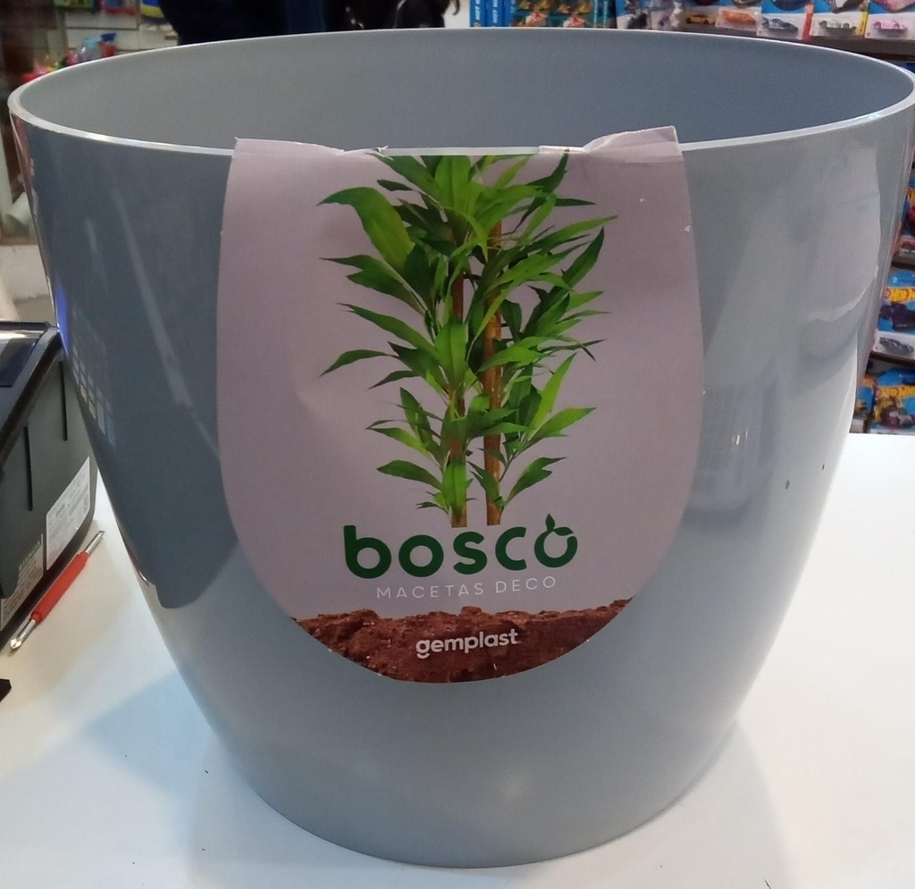Maceta Bosco Umbra 27cm (Verde Menta)
