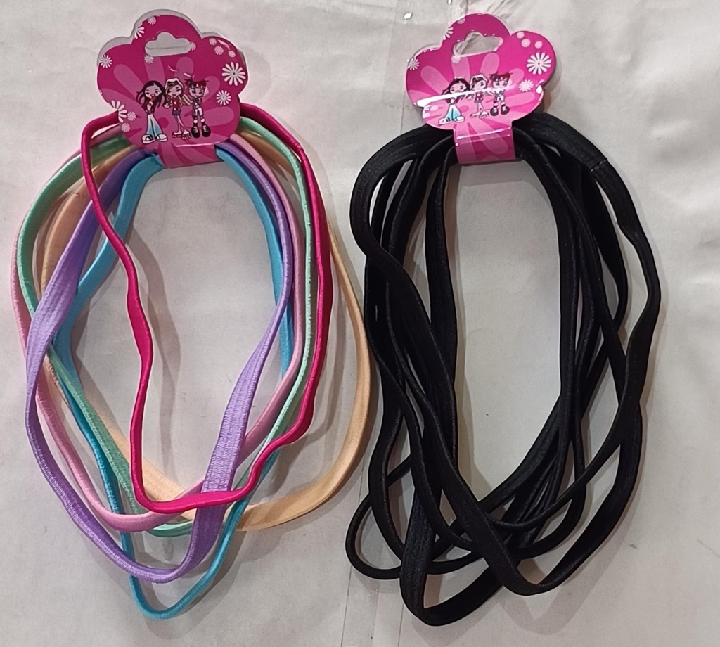 VINCHA ELASTICA FINA X UNIDAD