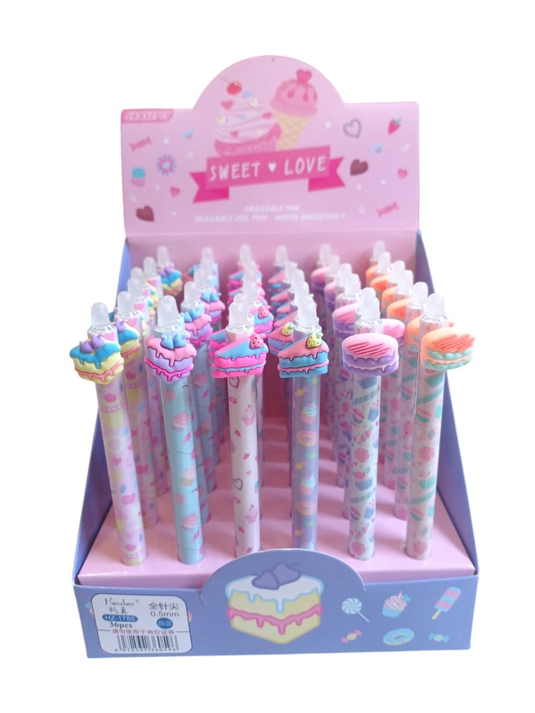 LAPICERA BOLIGRAFO BORRABLE PASTEL