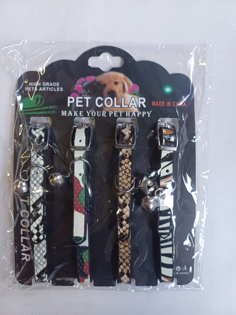 COLLAR REFLECTARIO ANIMAL PRINT X UNIDAD