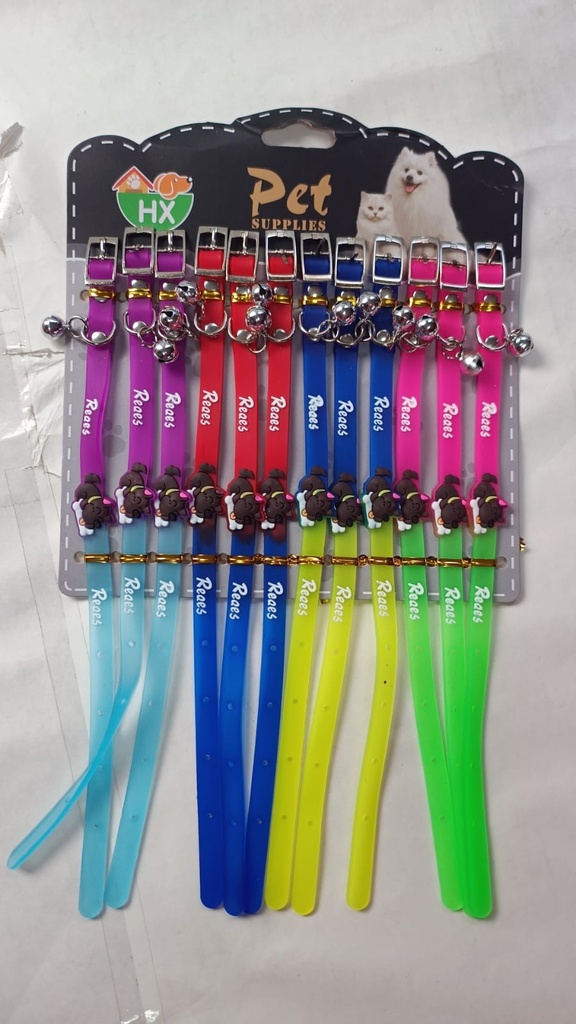 COLLAR DE GOMA BI COLOR