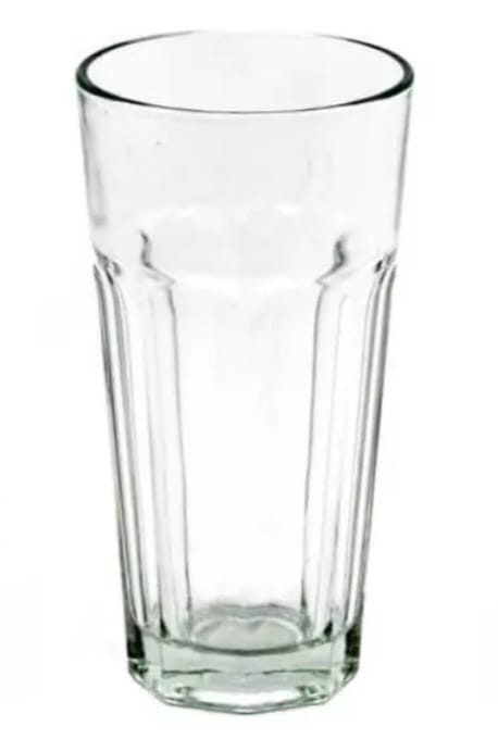[ART395] Vaso trago largo facetado Durax