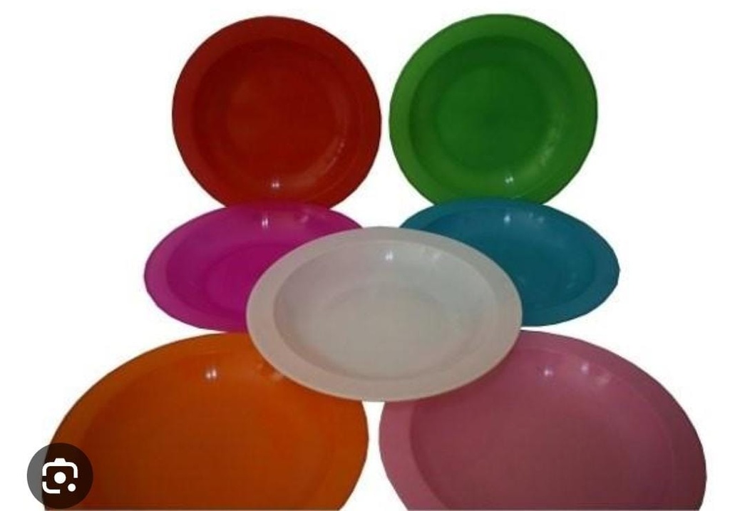 Plato Playo Color Plastico Gemplast