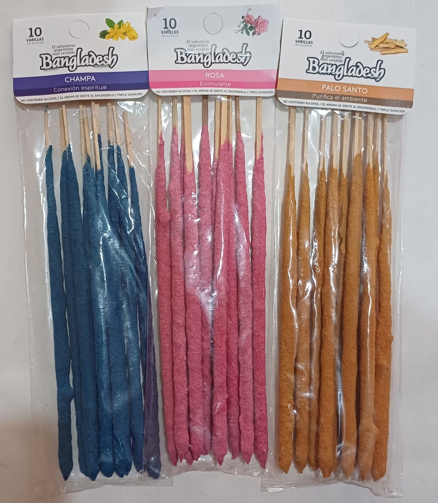 Sahumerio Bangladesh En Bolsa x10 (FRUTILLA)