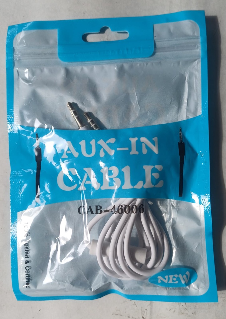 CABLE AUXILIAR C/ MANOS LIBRE CAB-46006