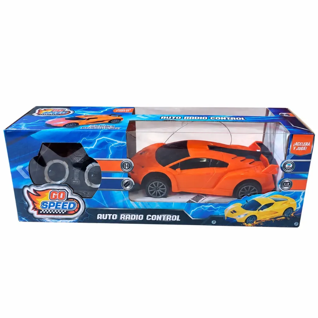 Auto a radio control 4 funciones Go Speed