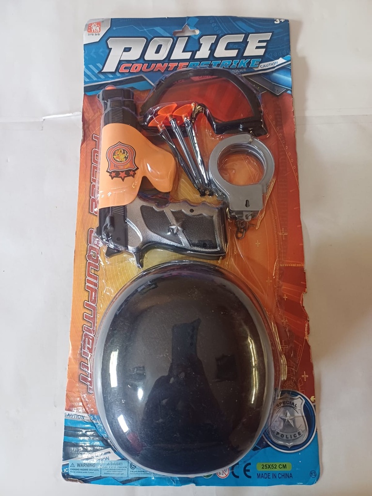 Mega set de policía con casco