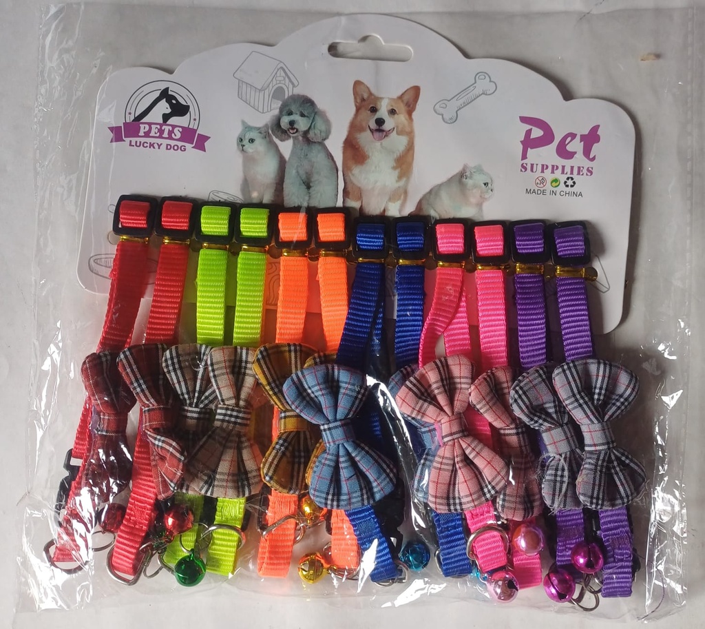 COLLAR C/MOÑO CUADRADO