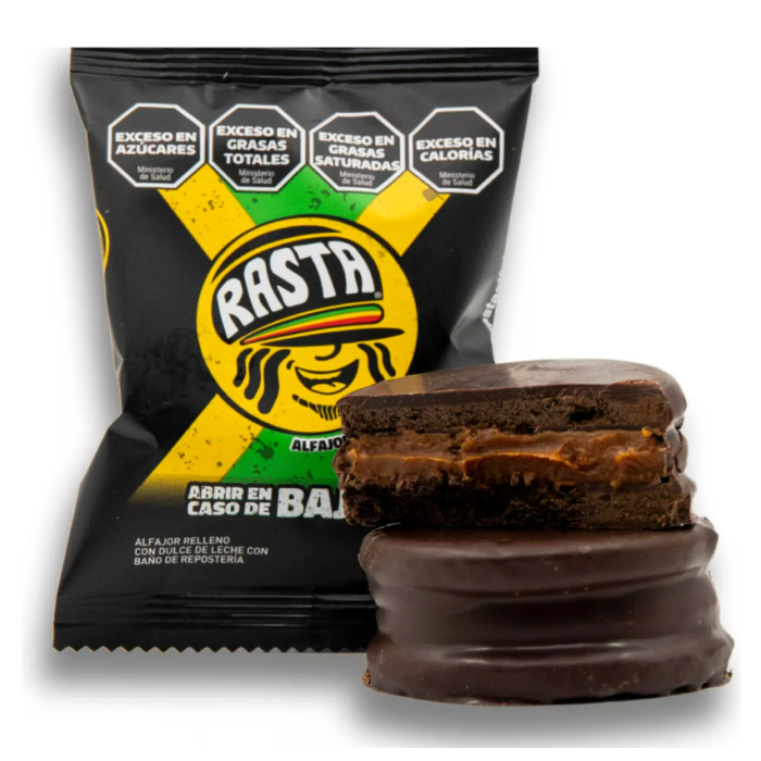 ALFAJOR RASTA NEGRO/BLANCO