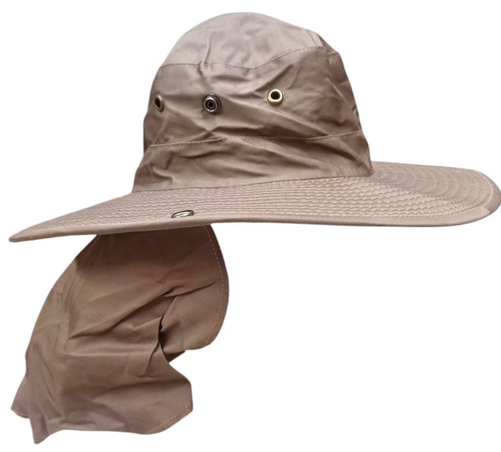 Sombrero pescador con capa