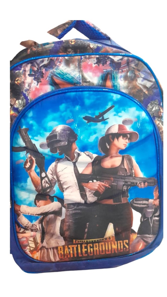 MOCHILA C/2 CIERRES BATTLEGROUNDS OFERTA