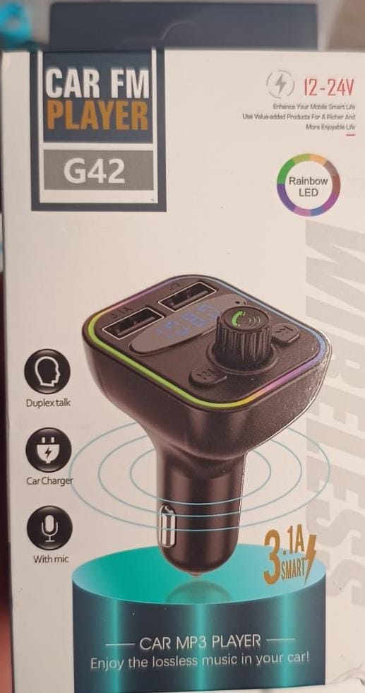 TRANSMISOR KIT DE AUTO REPRODUCTOR DE MP3 G42