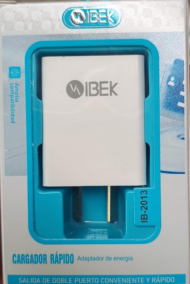 CARGADOR USB CABEZAL 2A