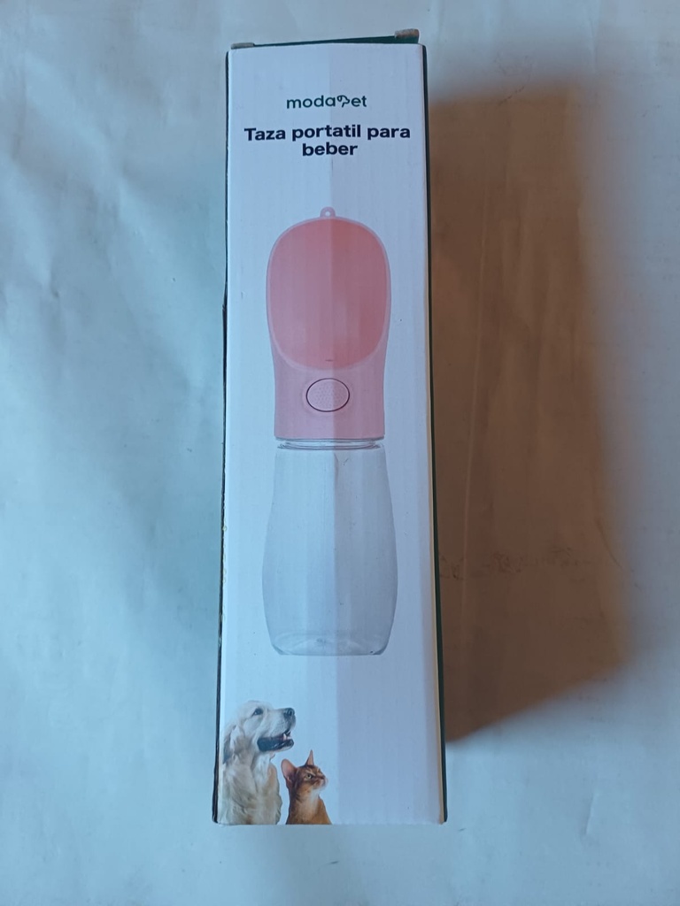 BOTELLA TAZA PORTATIL P/MASCOTA 500ML
