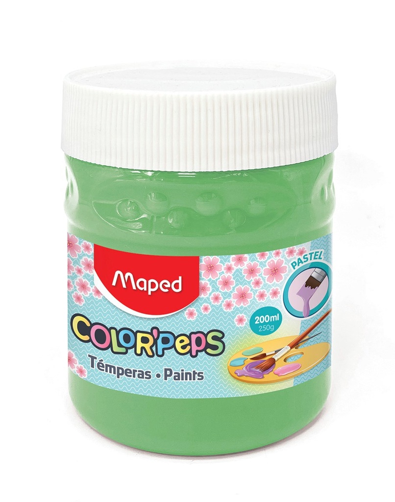 TEMPERA MAPED POTE PASTEL (Verde)