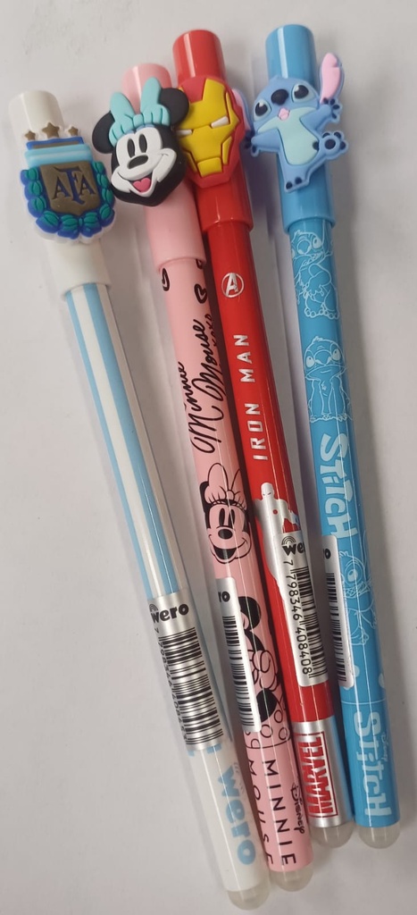 LAPICERA BORRABLE PERSONAJES WERO (Spiderman)