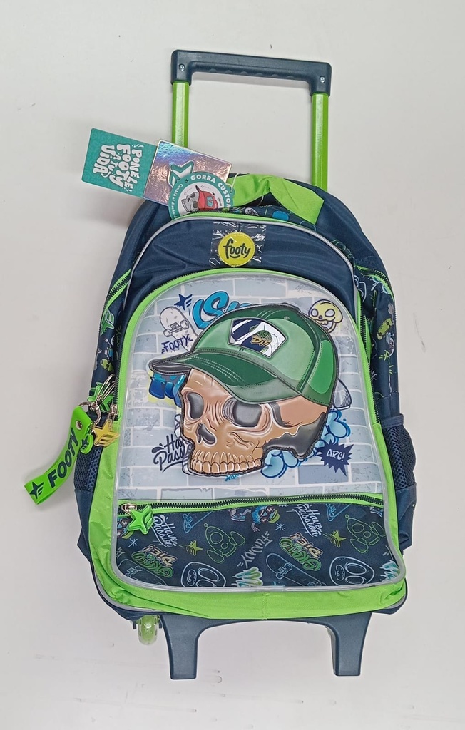 🔵Mochila Carro Calavera Footy