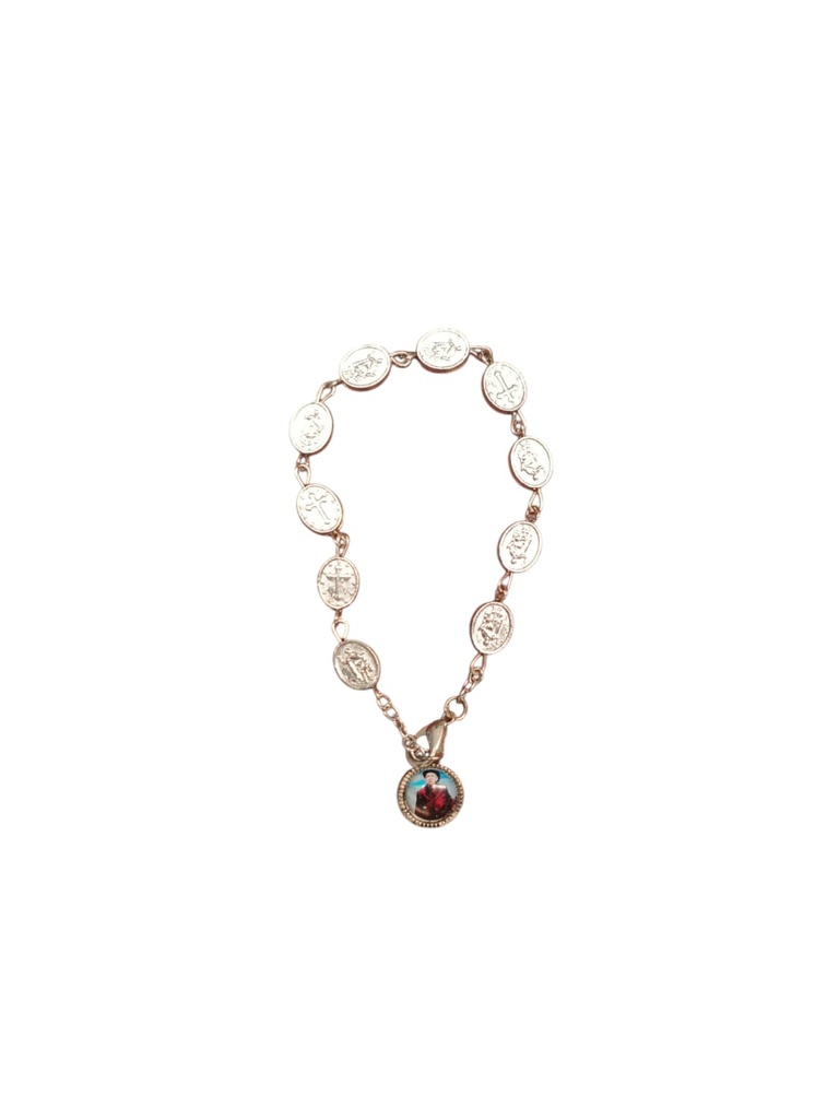 [ART3516] Pulsera San Expedito/San Benito