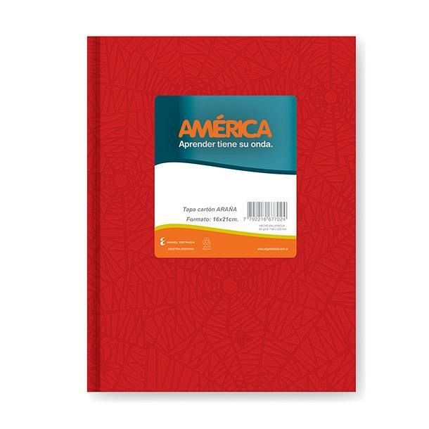 🔵Cuaderno America Tapa Dura x42