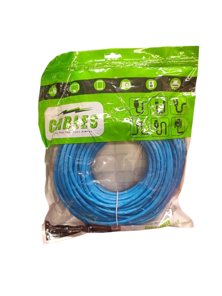 [ART3526] CABLE RED CAT6 25M