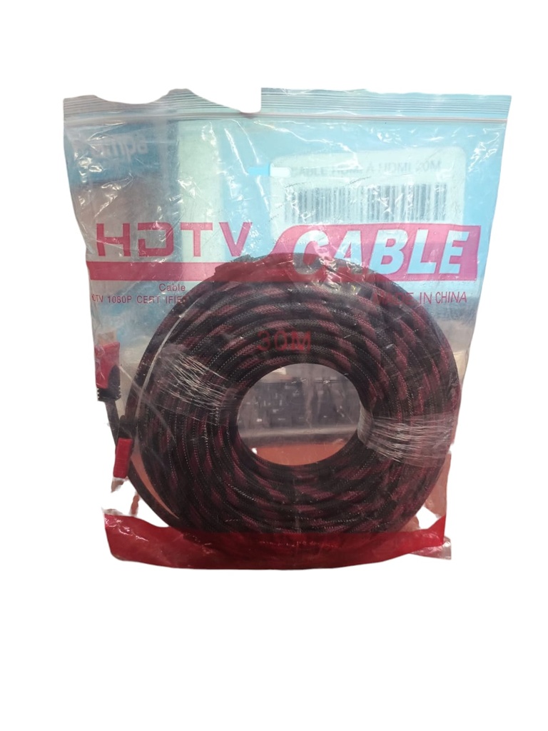CABLE HDMI A HDMI MALLADO 30M