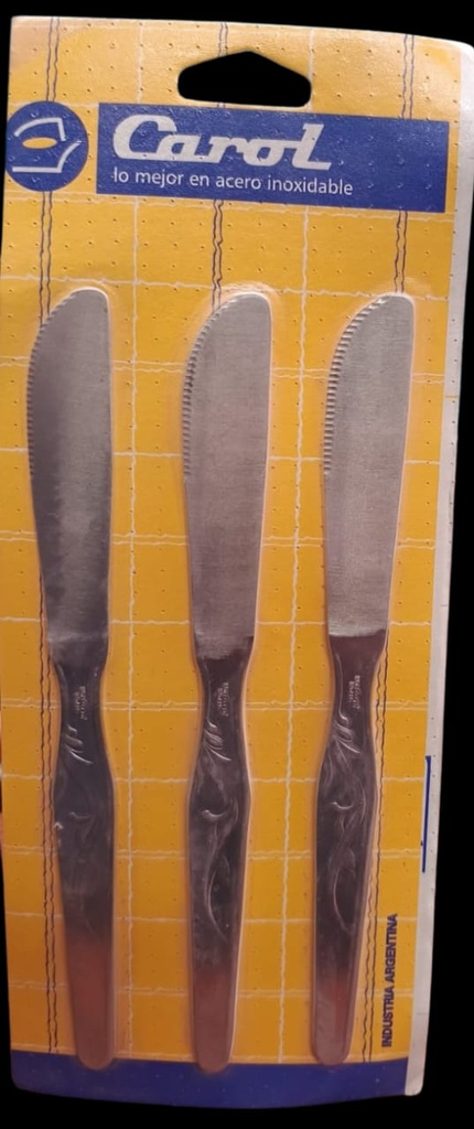 [ART3561] Cuchillos para Postre x3 Carol