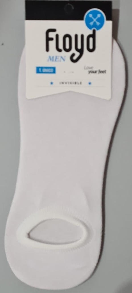 [1415 B/N] Medias invisible men Floyd (Blanco)