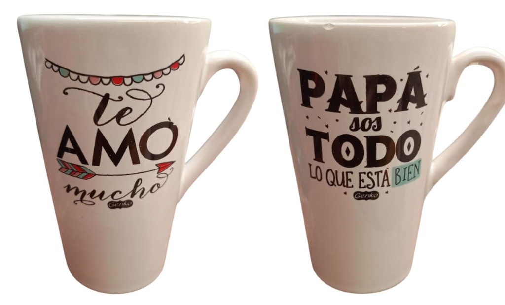 [ART3579] JARRO MUG CONICO DIA DEL PADRE/DISEÑO VARIOS