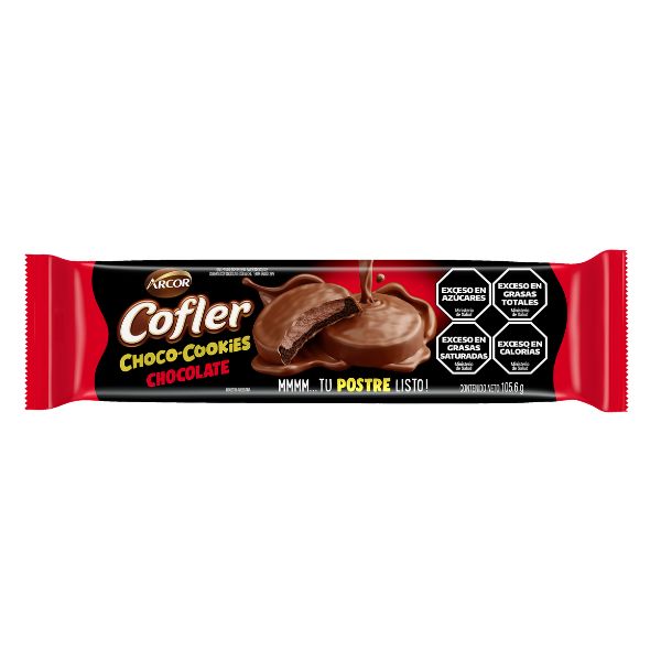 Galletas Cofler bañadas en chocolate x8 (Chocolate)
