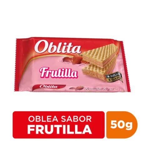 Oblea Oblita 50g (Frutilla)