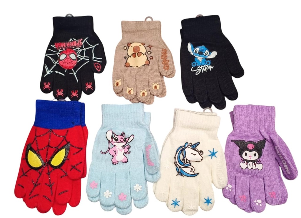 Guantes Infantil Varios Modelos