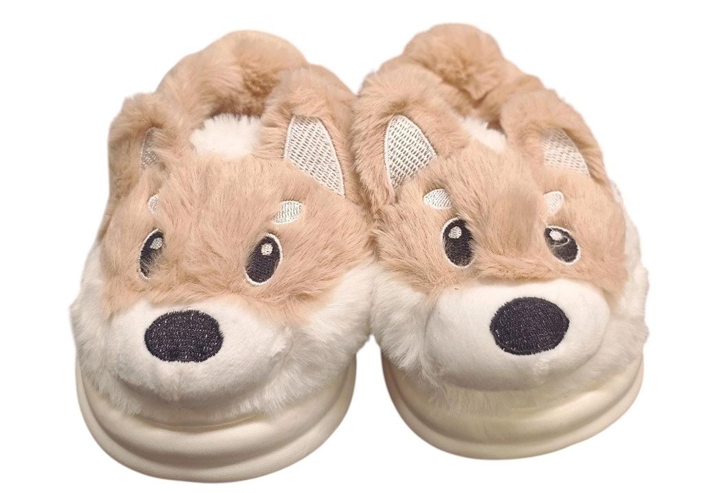 [ART3659] Pantufla lobo cerrada - Talle 24-29