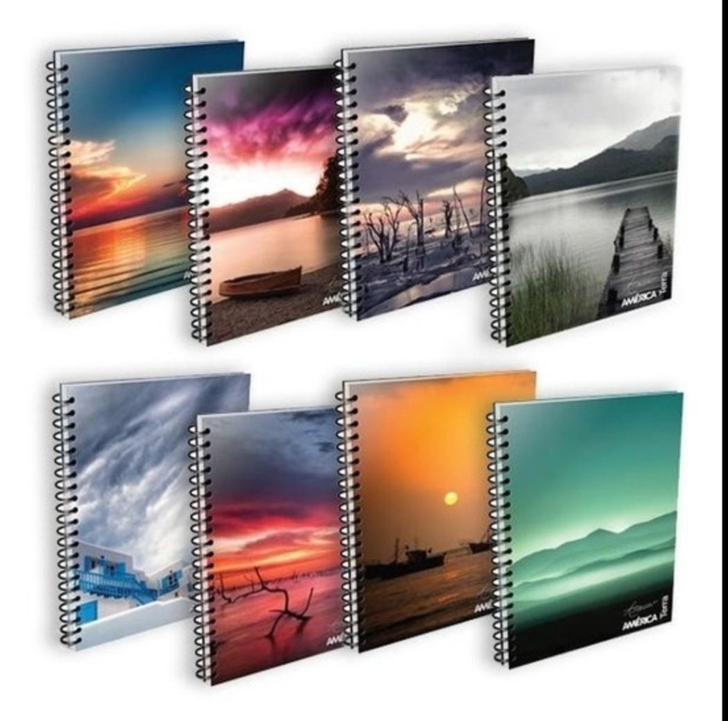 🔴Cuadernillo America A4 Tapa Dura x80HJS (Rayada)
