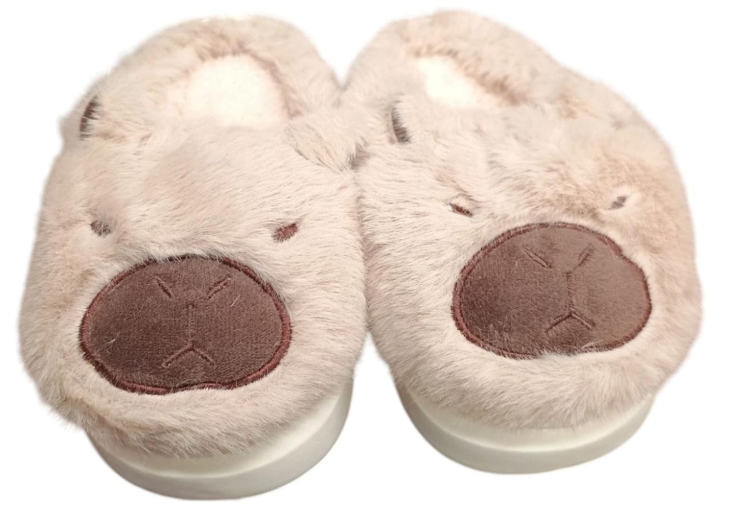 [ART3700] Pantuflas capibara - Talle 24-29