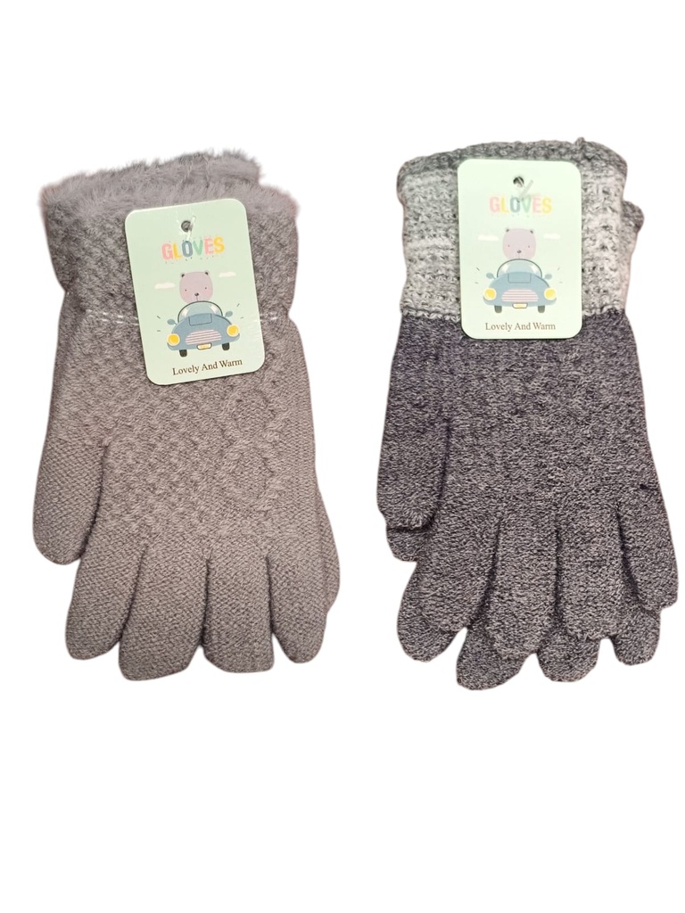 Guantes infantiles de lana
