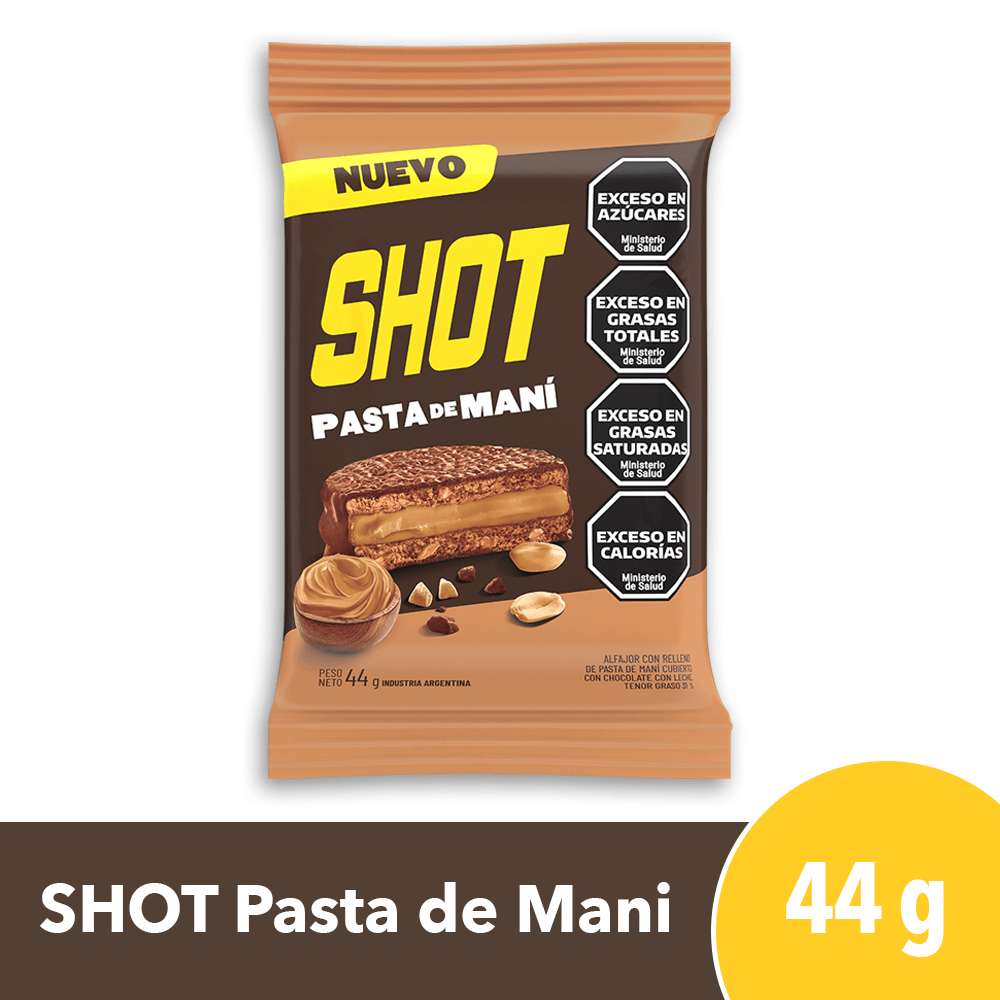 Shot pasta de maní 44g