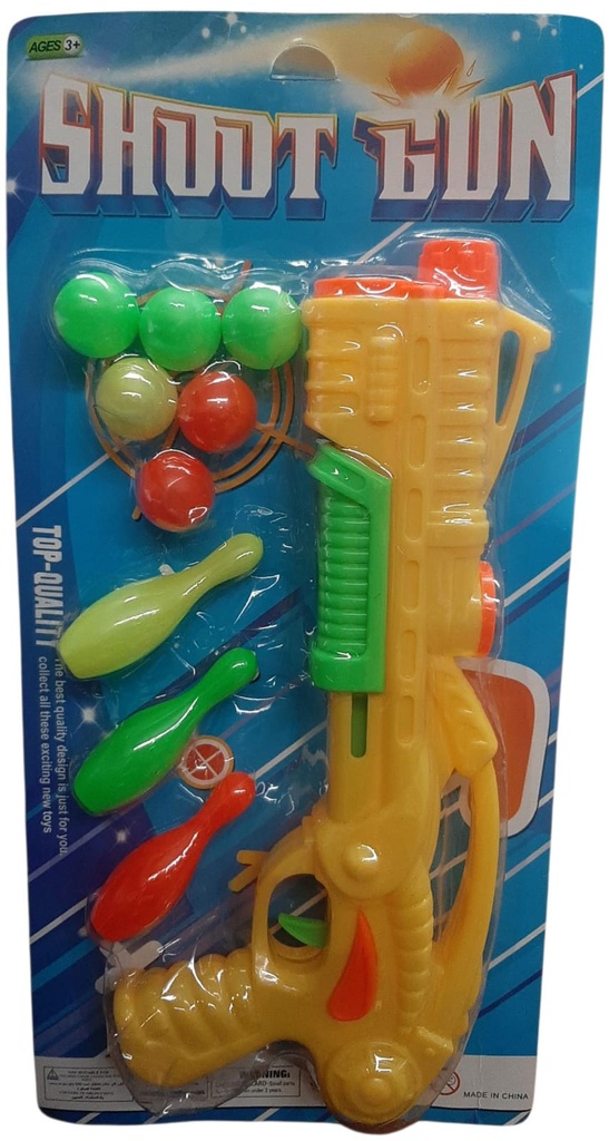 PISTOLA LANZA BOLAS C/ BOLOS