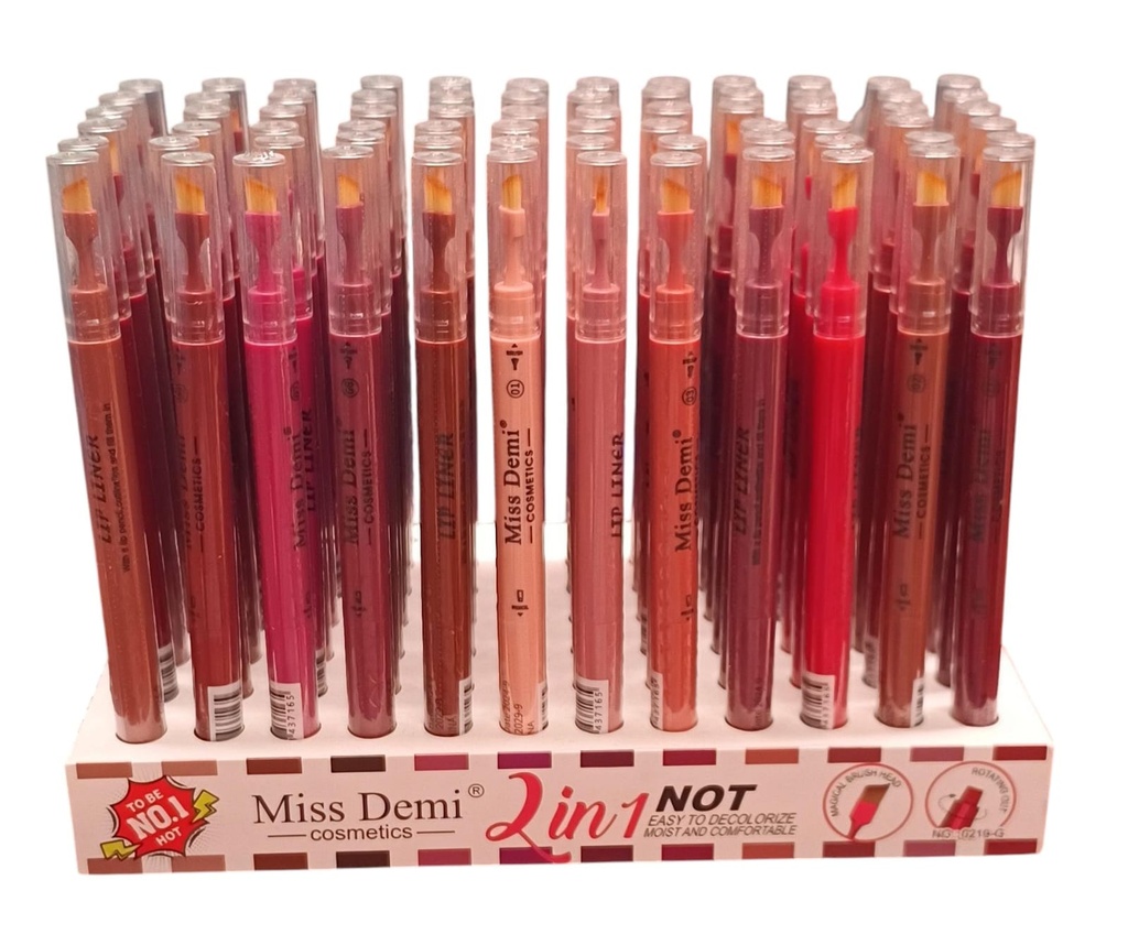 Delineador labial c/cepillo Miss Demi
