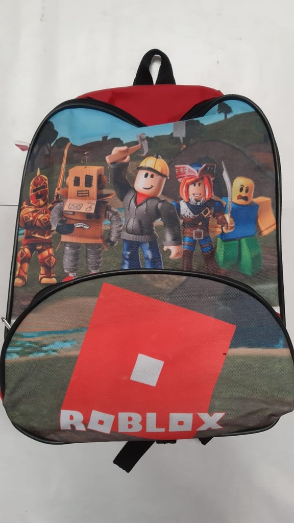 🔵Mochila Eco Lona Personaje 2 Bolsillos