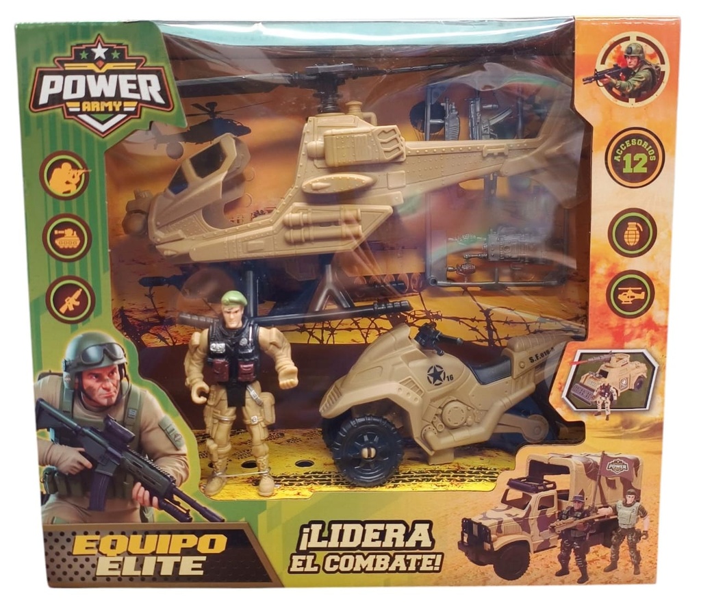 SET SUPER SOLDADOS EQUIPO ELITE C2 VEHICULOS